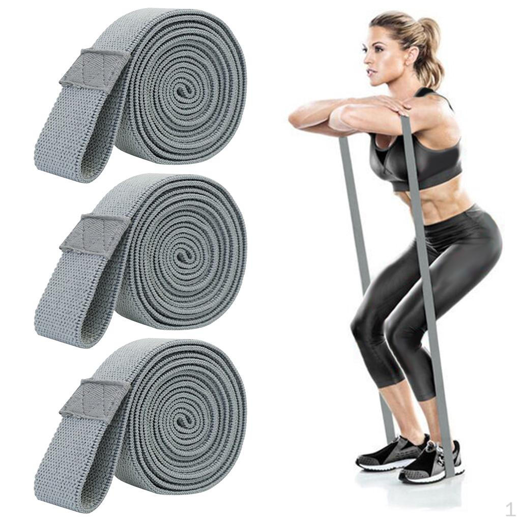 200 см Набор для тренировок, спорта, силовых тренировок, Эластичная лента для танцев, Растяжитель для начинающих, Удлиняющий Gray