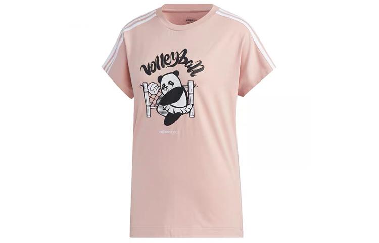 Adidas Neo Set in Sleeve T Shirt Women s Pink GK1562 XL