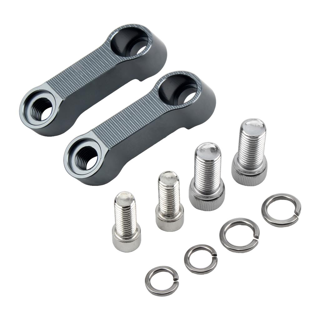 Motorcycle Modification Accessories Rearview Mirrors Extension Universal Adapter Aluminum Alloy Base Screw Bracket Motor bike