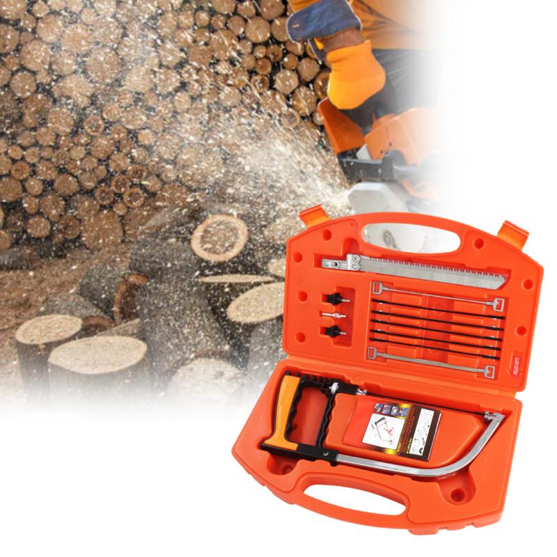 Multifunctional Mini Magic Saw Versatile Woodworking Tool Kit With Durable 65mn Blades