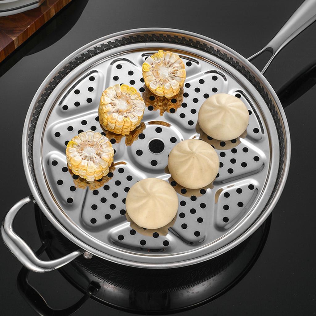 Stainless Steel Steaming Rack Wide Application Easy To Clean Grease Proof Long Lasting Canning Rack Kitchen Accessories