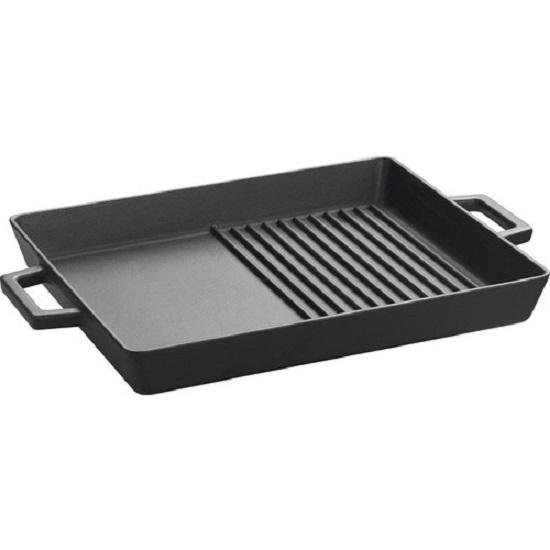

Сковорода-гриль Lava Cast Iron Hybrid с металлической ручкой 26x32 см