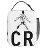 Basketball Cartoon Pattern Student Meal Bag Outdoor Camping Crisper Fruit Storage Bag Portable Meal Bag