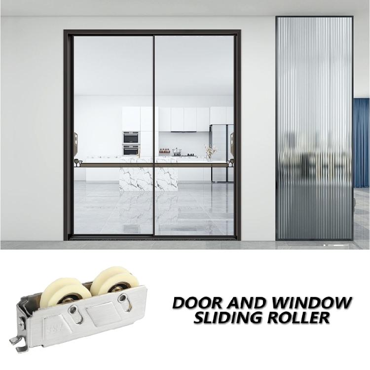 Slides Window Glides Rollers Push-Pull Window Rollers Metal Door Wheel Rollers Sliding Window Rollers Steel for Door