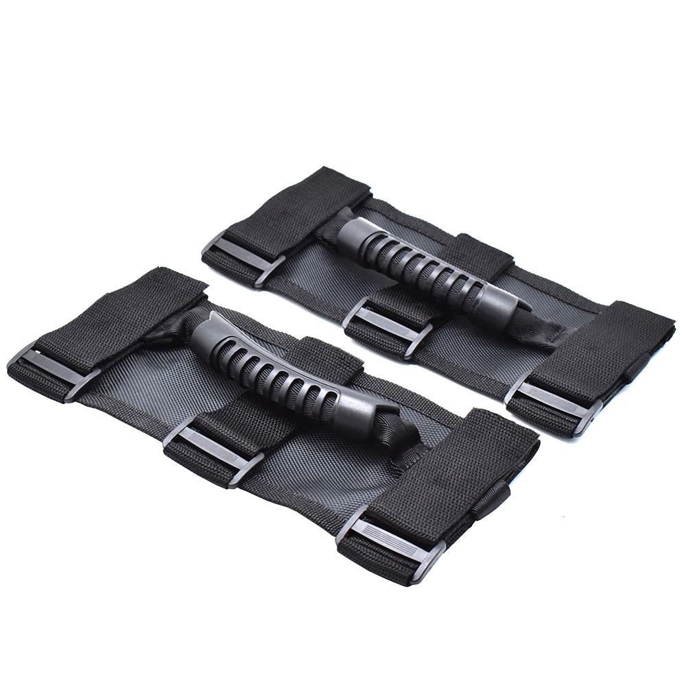 2Pc For Jeep Wrangler Cj Yj Tj Jk Jk Jl Jlu Jt Sports Sahara Freedom Rubicon Unlimited Roll Bar Grab Handles Grip Car Styling