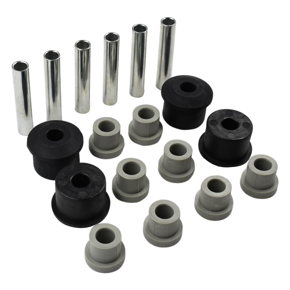 Rear Leaf Spring Shackle Bushing Sleeves Kit 620161 620160 624030 Compatible with EZGO RXV Gas and Electric Golf Carts 2008-up