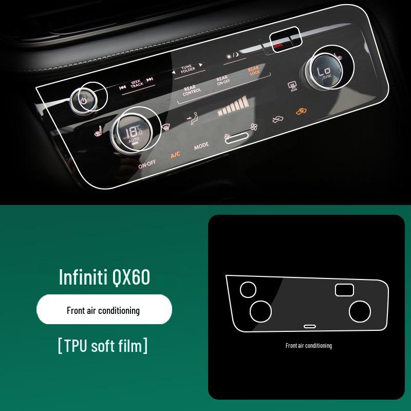 Infiniti QX60 Interior Film Console & Screen Protector (2022-2024)