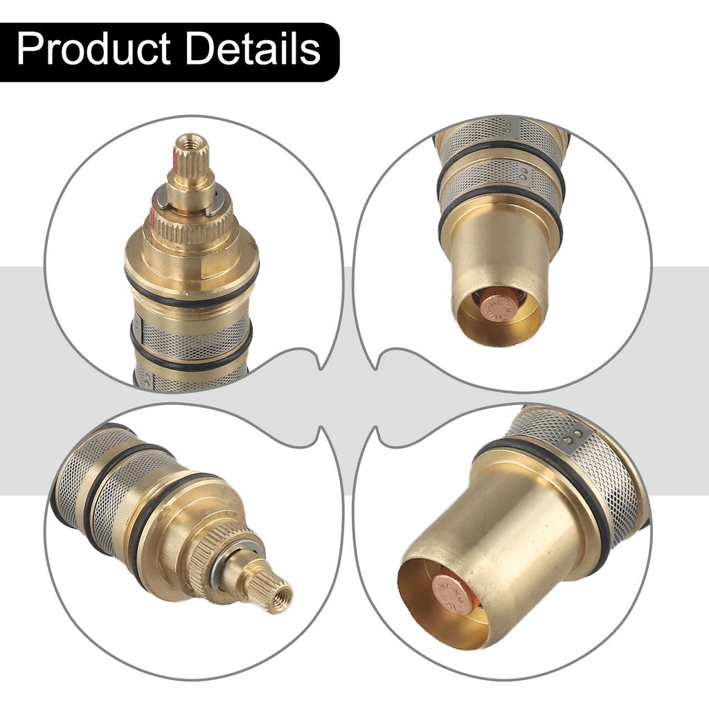 Easy Installation Brass Thermostatic Cartridge Shower Valve Repair Kit