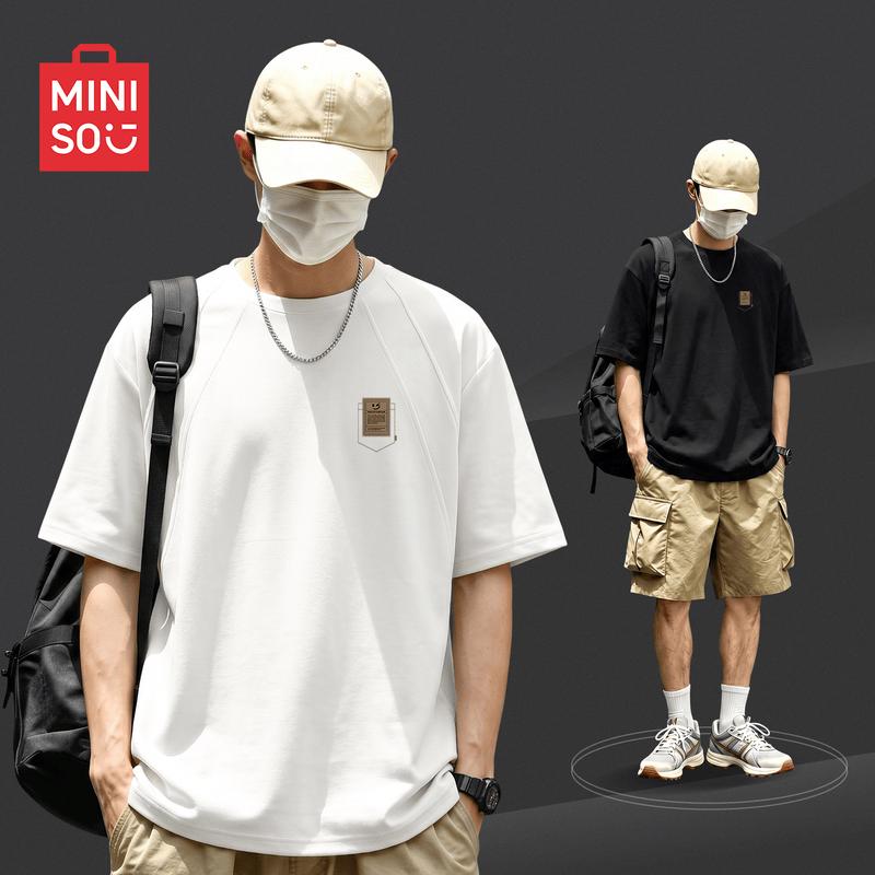 MINISO Men s Mamba Cotton Half-Sleeve T-Shirt L