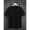 European sizes Men's Round Neck T-Shirt- White Football Flame Pattern Short Sleeve Shirt Casual Style for Sports Fans, for Sports Competition Wear