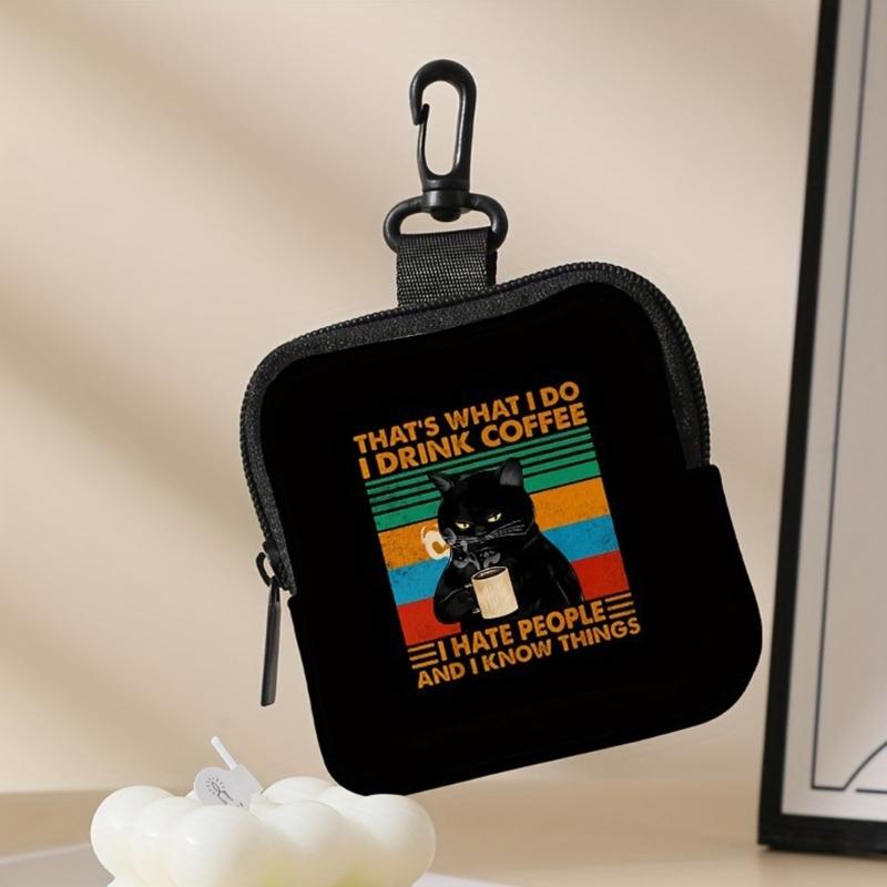 Tragbare Diskretionstasche für Hygieneartikel, Kabelorganizer, Reißfeste Polyester-Tragetasche, Kulturtasche