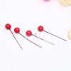 Diy Handmade Materials 1.2Cm Small Red Fruit Photo Props Red Fruit Dried Flowers Christmas Tree Wreath Rattan Decoration