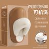 Removable and Washable Heightening Waterproof Cotton Slippers, Winter Non-slip Thick-bottomed Outer Wear Warm Fluffy Bag Head Slippers