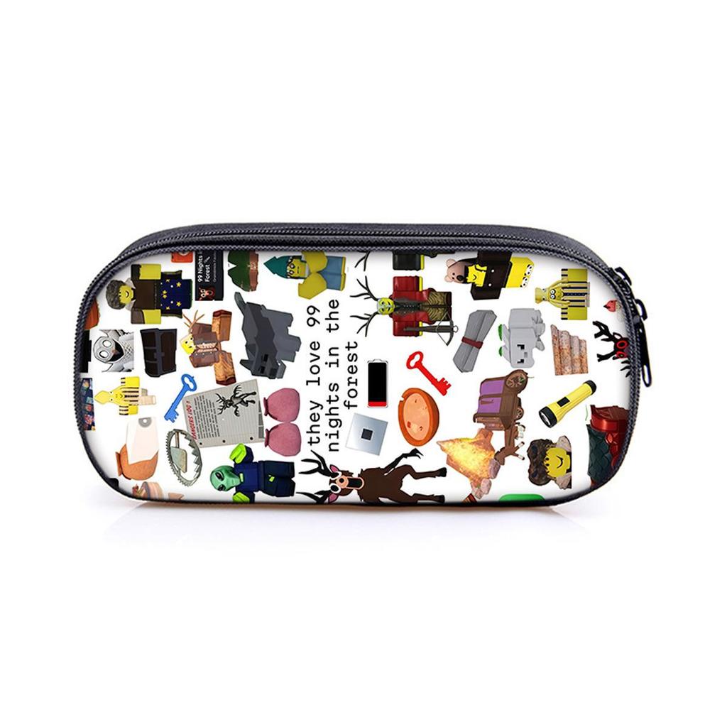 99 Days In the Forest: Roblox-Themed Pencil Case for Students