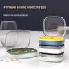 Organizator portabil pentru pastile pentru 7 zile: Capacitate Mare, Compartimente Dimineața-Prânz-Seara, Dozator Săptămânal Compact