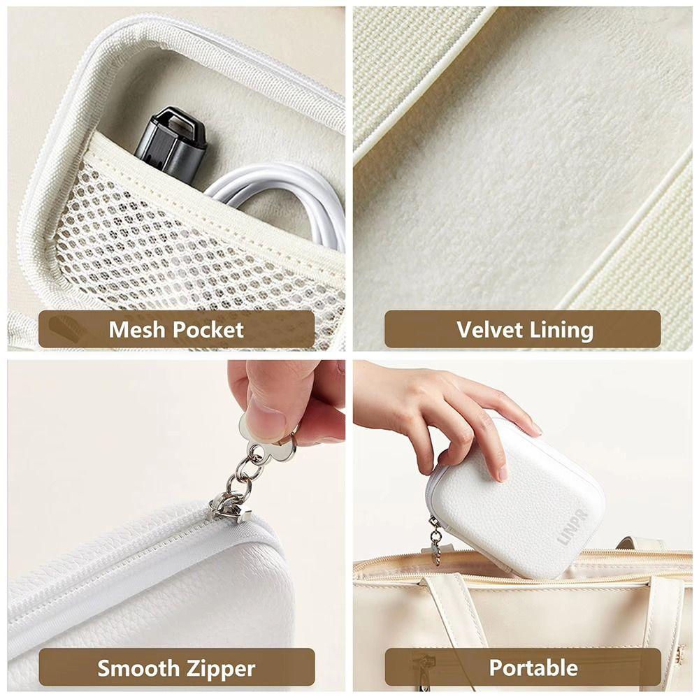 Mesh Pocket Digital Camera Case Hard Shell Camera Protective Cover  Data Storage