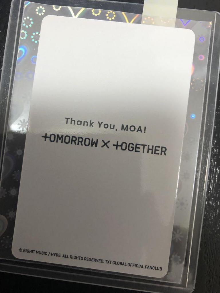 [USED] TXT Yeonjun Trading Card Official FC New Membership Venue Exclusive MOAZONE Rare
