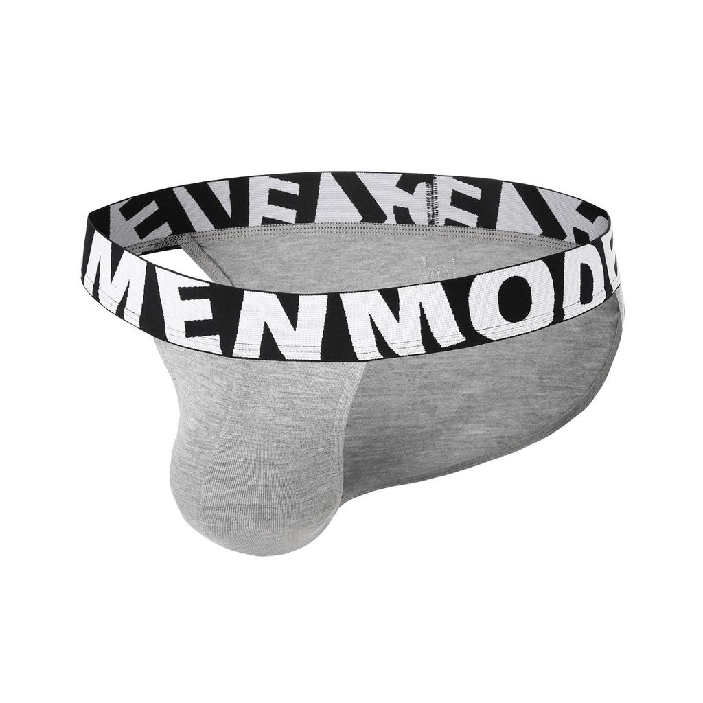 Herren Modal High-Cut Slips mit Ausbuchtung und Buchstabenbund