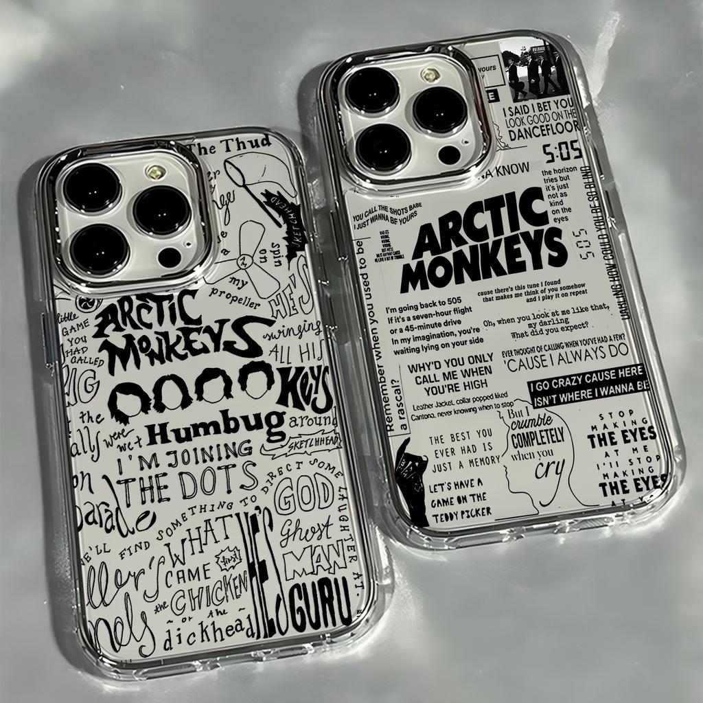 Fashion Black A-Arctic Monkeys Phone Case For iPhone 17 16e 16 15 14 13 12 11 mini Pro Max X XR XSMAX 8 7 Air Plus Soft Cover