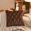 Plush Short Wool Cushion Cover 45x45cm Decorative Pattern Pillow Cover Velvet Sofa Pillow Case Home Decor Housse De Coussin