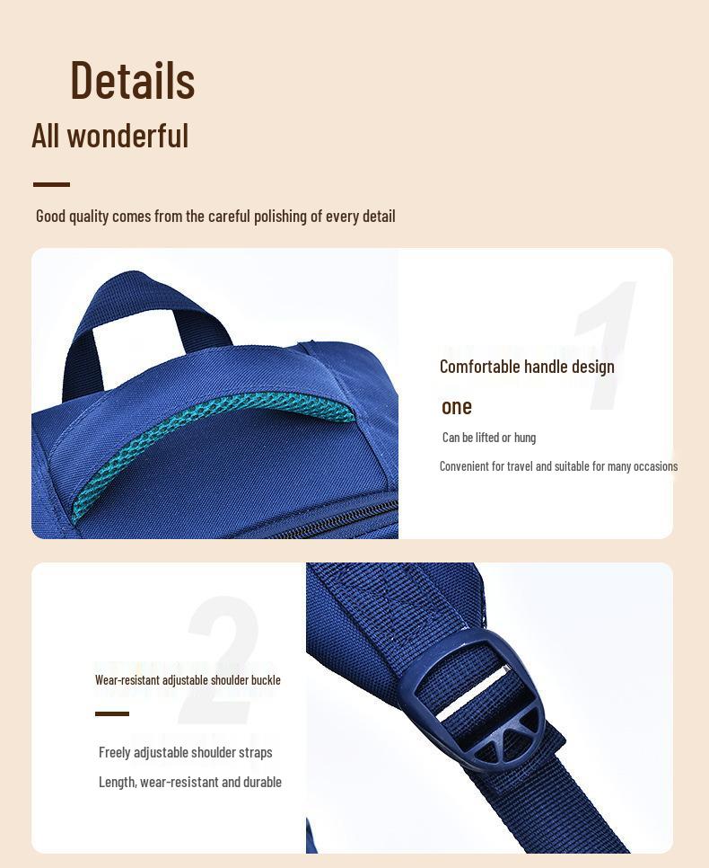 Schultasche mit großer Kapazität und Rückenstütze für Jungen im Alter von 3-6 Jahren, Capybara-Design, 1. Klasse