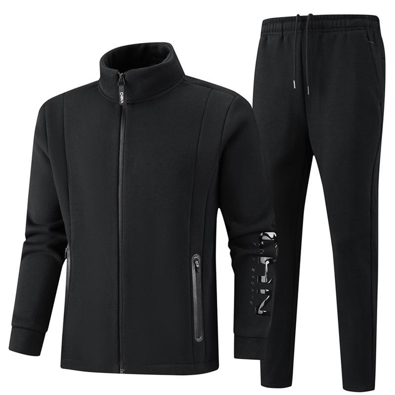 Children's Fleece-Lined Wushu Training Suit - Autumn & Winter Sports Uniform
