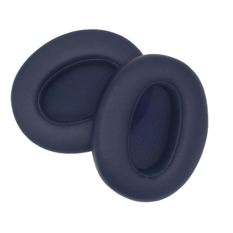 1 Pair Earphone Cover Ear Pads Headphone Cushion Protein Leather Earmuff for WH-XB910N XB910N Headset Replacemnt Part