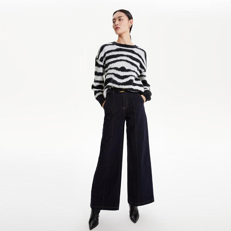 VEROMODA High-Waist Belted Wide-Leg Jeans