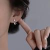925 Silver Butterfly Earrings for Women Girls Fashion Jewelry Gift Trendy Accessories