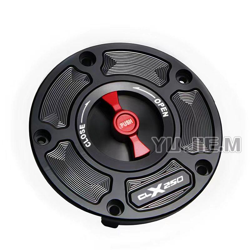 CNC Motorcycle Fuel Gas Tank Cap Cover Fuel Filler Keyless Cover Protections For CLX 250 700 CLX 250CL-X 700CL-X ALL Years
