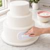 Multipurpose Handle Fondant Smoother Easy Glide Design White Cake Polisher Tool Lightweight Fondant Spatula Cream