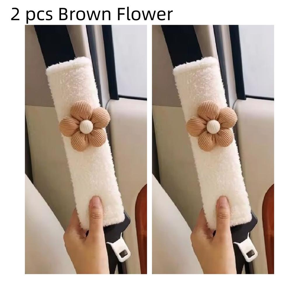 1Pc Car Styling Seat Belt Cover Shoulder Strap Harness Cushion Cartoon Bear Car Seatbelt Shoulder Pad Protector