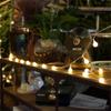 3M 6M 10M USB Strom 20/40/80 Kugeln LED Lichterkette Lichterkette Außenlampe Hochzeit Garten Lichterketten Weihnachtsdekoration