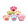 Adorable Plush Cat Paw Keychain Cute Stuffed Animal Accessory For Bags And Keys