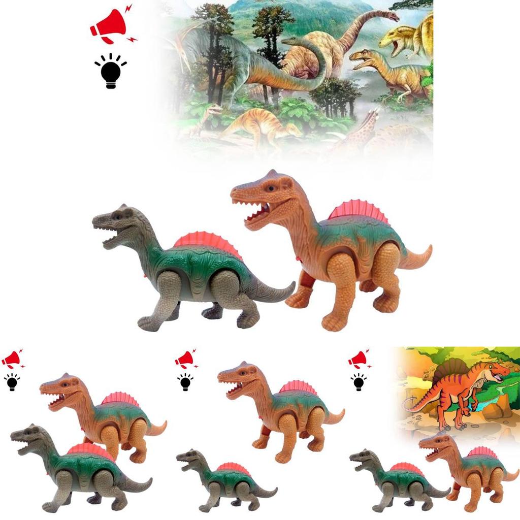 Interactive Electric Dinosaur Toy Set For Boys With Glowing Features For Engaging Playtime