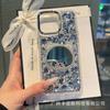 Luxury Diamond Mirror Mobile Phone Case Love Mirror Suitable for VIVOx90/x200 Mobile Phone Case S19 S20 Women