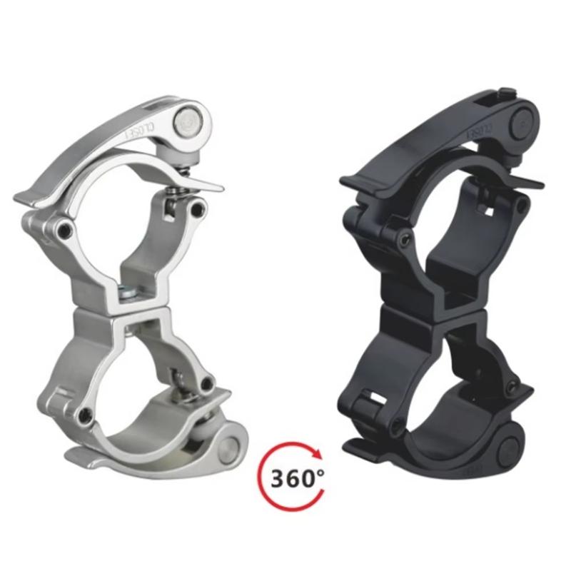 Double Locking Aluminum Magnesiums Alloys Stage Light Clamps For Secure Mounting In Event And Performances