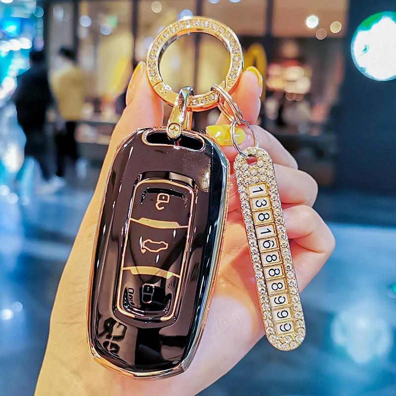 Styling Mouldings New TPU Car Remote Key Case Cover Protect Shell Bag For Geely Atlas Pro Tugella Boyue 2020 Azkarra FY11 Emgran