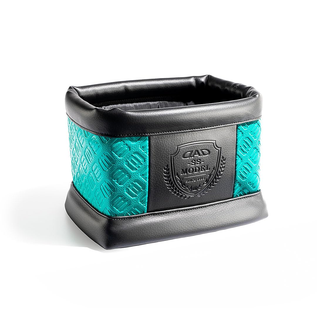 

Garson Car Stainless Steel Monogram Ocean and D.A.D Dustbin, Model, Leather, Blue, HA736-01-01. Stylish, convenient, cool.