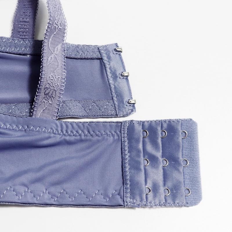 Damen Übergröße Dünner Geformter Cup Push-Up BH Sexy Schleife Spitze Büstenhalter Bequem mit Bügel-BHs-16006