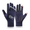 Men's Sunscreen Gloves for Summer Thin Outdoor Touch Screen Flip Non Slip Breathable Riding Driving Mesh Ice Silk Gloves