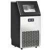 Kommerzieller Eiswürfelbereiter 45 kg/24H Eismaschine mit 11 kg Speicherkapazität, LCD-Display für Restaurant