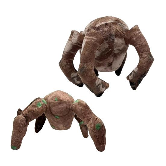 Stone Spider Plush Toy 20cm Soft Stuffed Animal Doll Realistic Creepy Cuddle Buddy Unique Home Decor Gift for Fans Sci-Fi Lovers