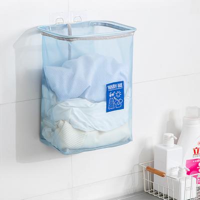 Wall-mounted Dirty Laundry Basket Storage Basket Home Use Organizer Bathroom Room Clothing Sorting Tool