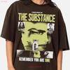 T-shirt The Substance Limited Nuova Vintage Traspirante Grafica Comoda Uomo Elasticizzata Moda Casual