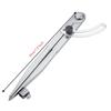 Silver Adjustable Compass Leather Divider Woodworking Compass Rotating Tool  Woodworking