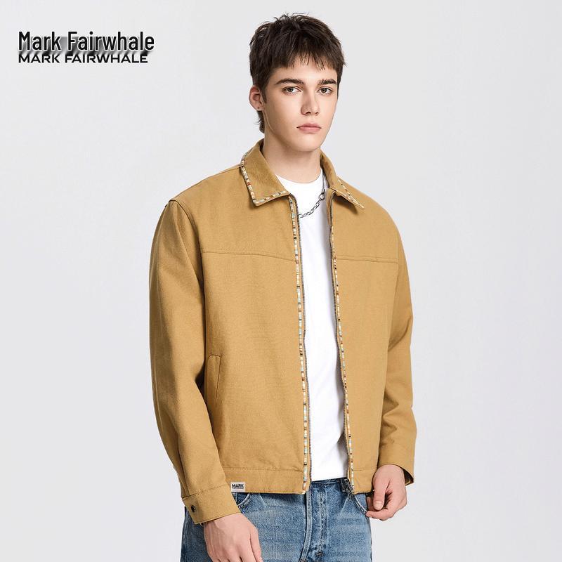 Mark Fairwhale Herr Retro Randig Kofta Jacka