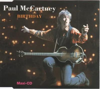 CD PAUL MCCARTNEY - Birthday CDR6271,2040852 Parlophone, MPL 1990 UK Rock Used