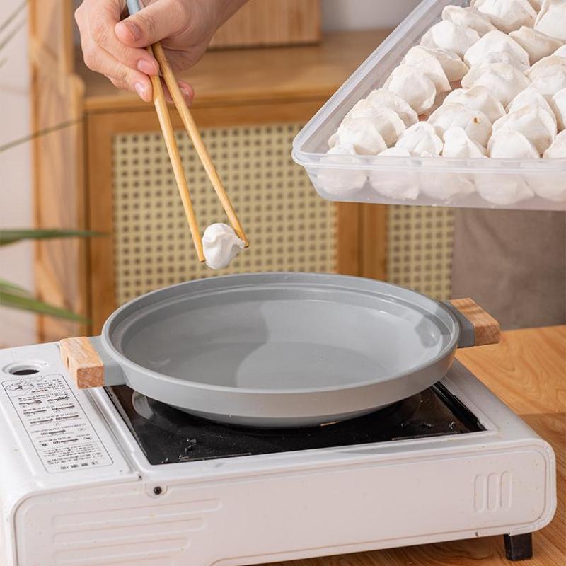 Kitchen Storage Box Refrigerator Organizer Transparent Food Containers Tray For Dumpling Fruits Vegetables Meat Cake
