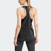 Adidas Adizero Promo Running Tank Top Three Stripe Color Block Sleeveless Women Tops Black IK3988